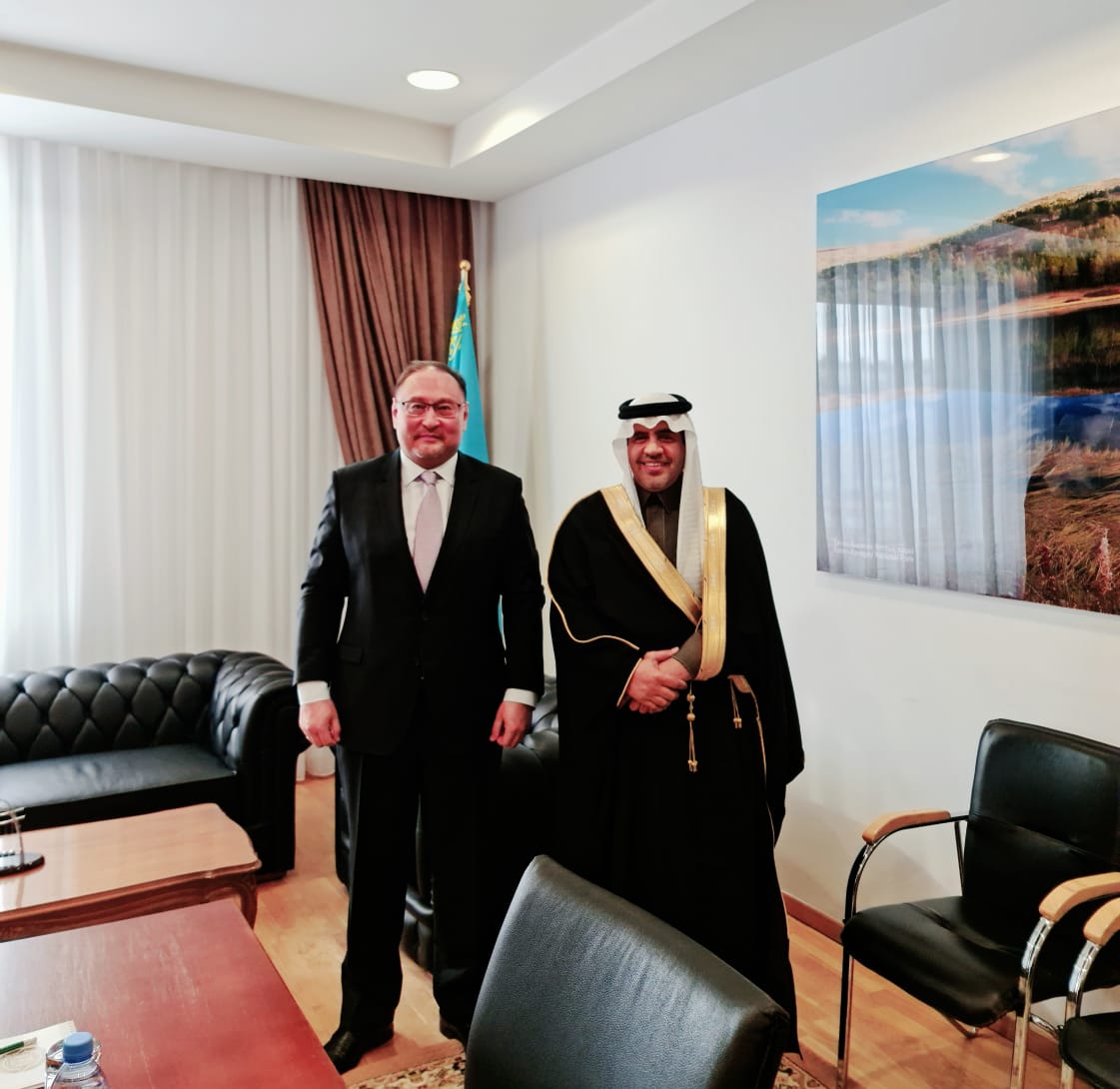 His Excellency the Ambassador meets with the Deputy Minister of Foreign Affairs of Kazakhstan